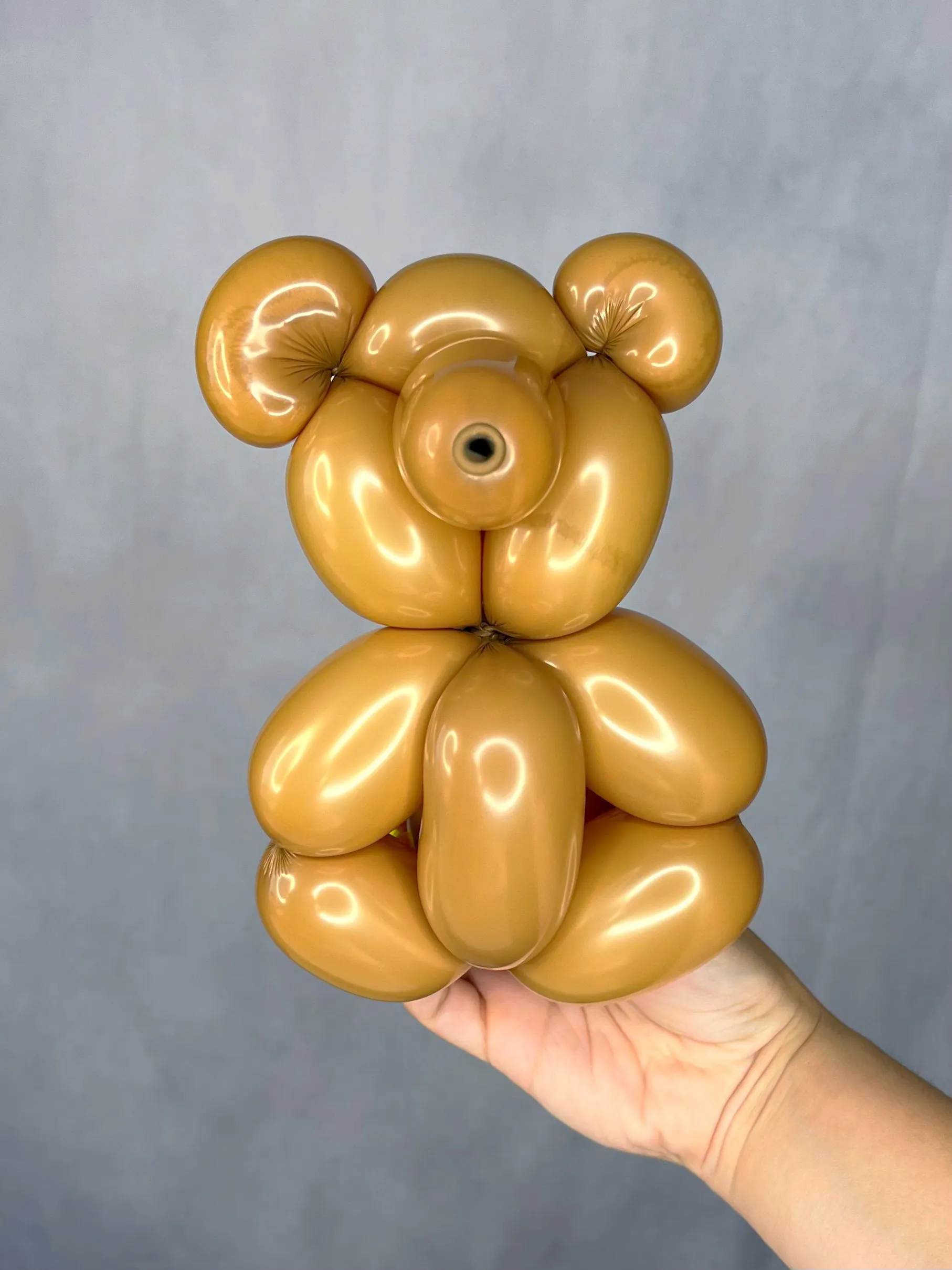 Balloon sculpture of a teddy bear